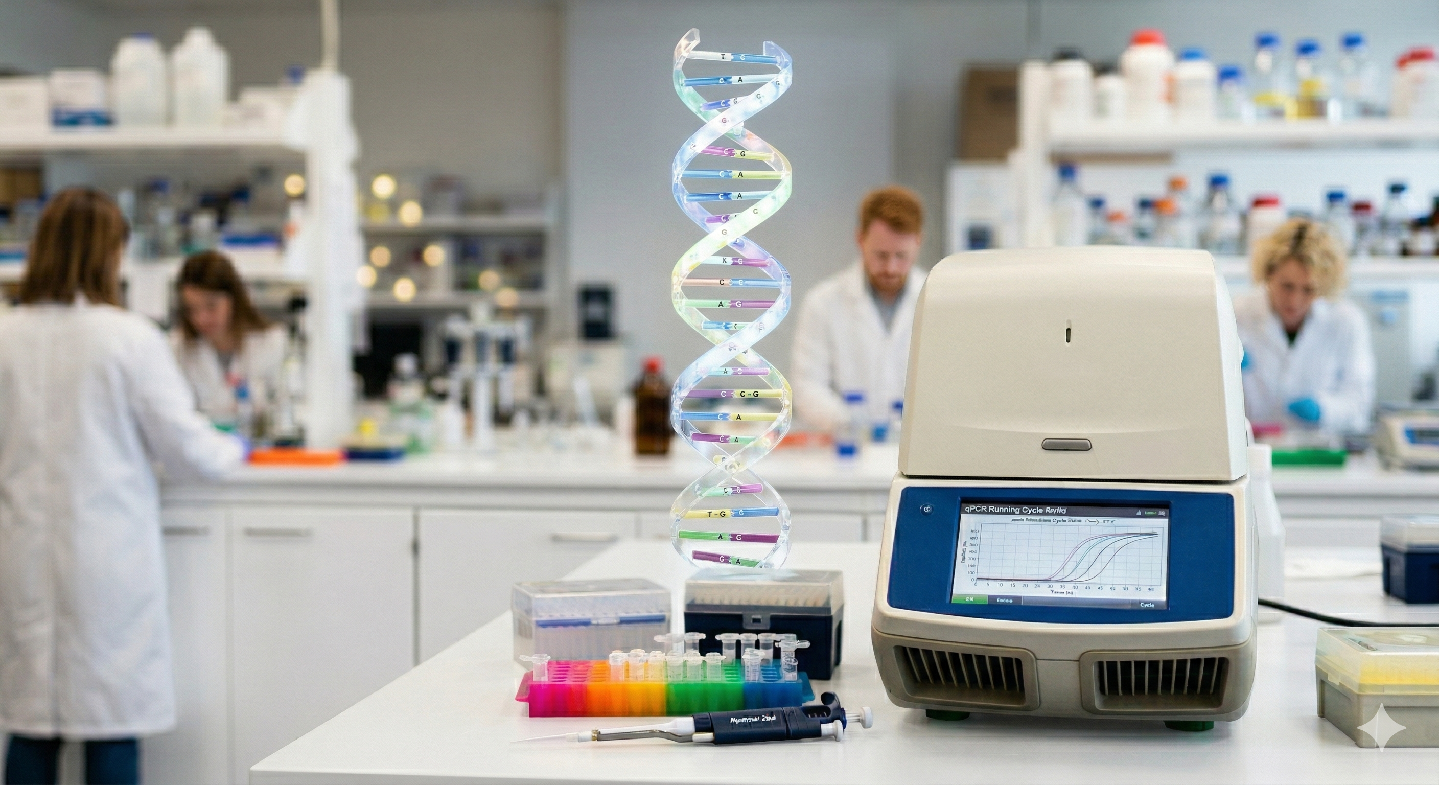 Biología molecular qPCR para detección de patógenos en laboratorio de Alzira Valencia
